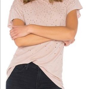 Mate the Label Kat Tee Distressed